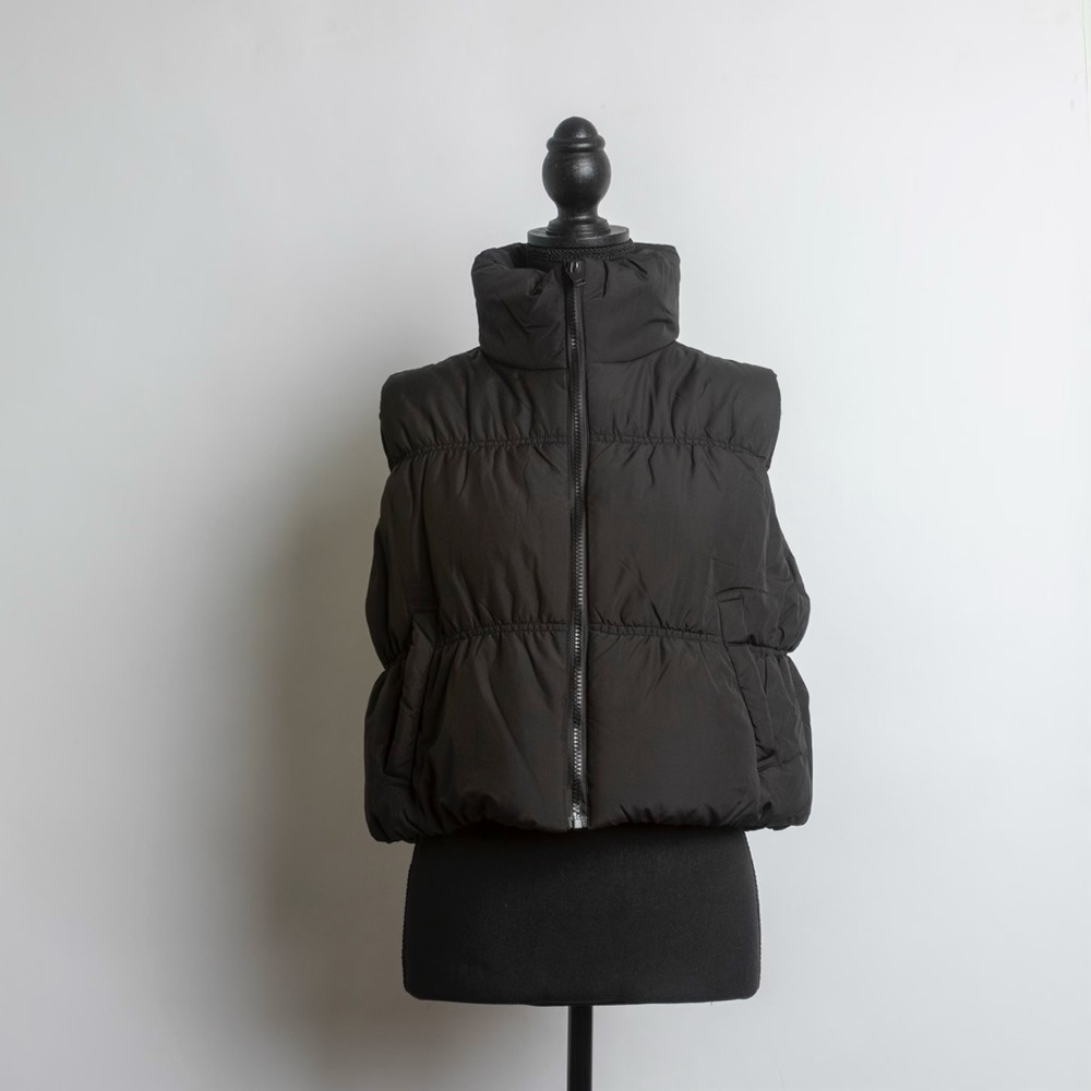 Black Puffy Vest